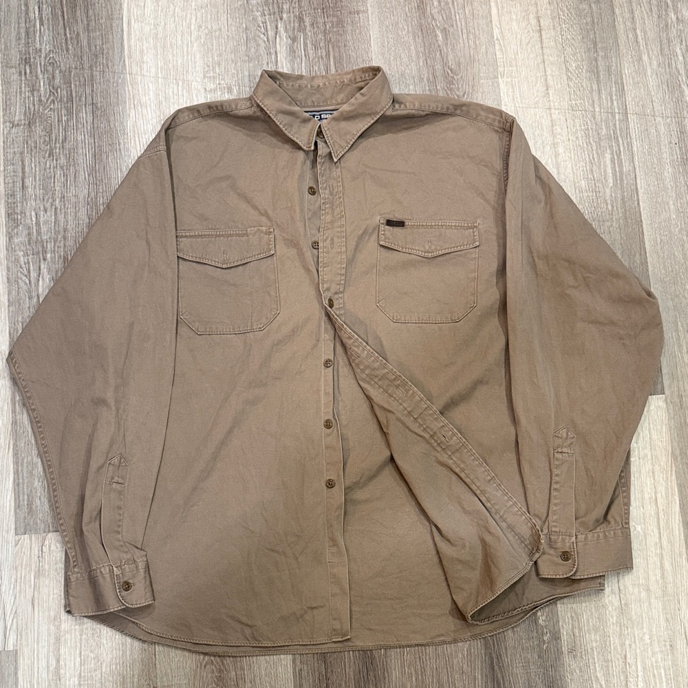 Ralph Lauren Men's Tan Button-Down Shirt